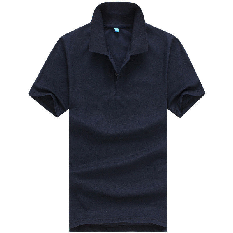 Online discount shop Australia - Men solid polo shirt Clothing short Tees for style casual tops YL03
