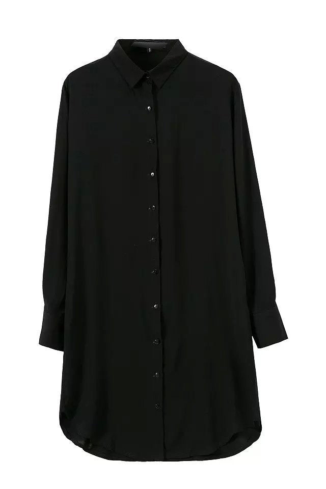 Blouses Casual Loose Women Shirts Fashion Women Long Blouse Plus Size Ladies Clothing BM-C1876-B