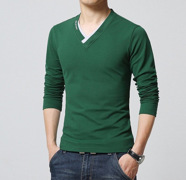 Polo Men Shirt Mens Long Sleeve Solid Shirts Polos Casual cotton Plus Brand Tops Tees