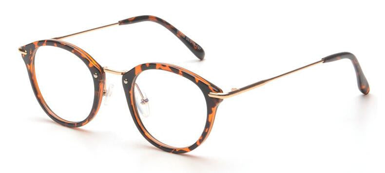 ROYAL GIRL High Quality TR Frame Fashion Glasses Women Eyeglasses frame Vintage Round Clear Lens Glasses os012 - CelebritystyleFashion.com.au online clothing shop australia