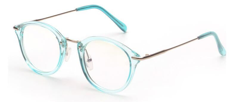 ROYAL GIRL High Quality TR Frame Fashion Glasses Women Eyeglasses frame Vintage Round Clear Lens Glasses os012 - CelebritystyleFashion.com.au online clothing shop australia
