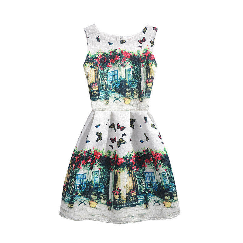 Online discount shop Australia - Girls Dresses Brand Fashion Robe Cotton Print Girl Dress Princess Dresses Girls Clothes