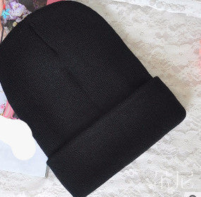 Online discount shop Australia - 28 Colors Fashion Knitted Neon Women Beanie Girls Casual Cap Women's Warm Hats Unisex