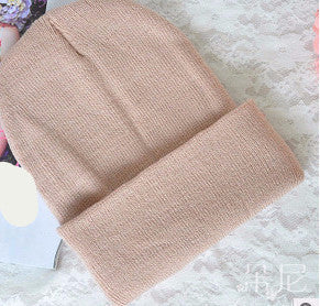 Online discount shop Australia - 28 Colors Fashion Knitted Neon Women Beanie Girls Casual Cap Women's Warm Hats Unisex