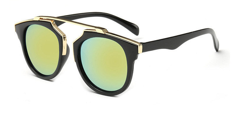 High quality women brand designer sunglasses round mirrored shades cat eye glasses ss206 - CelebritystyleFashion.com.au online clothing shop australia