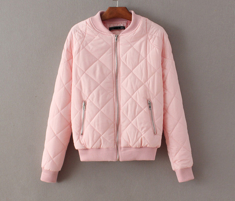 Online discount shop Australia - Female   pilot women basic coats  jacket zipper black women bomber jacket cool biker outwear short parka