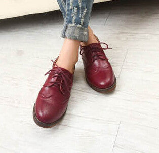 Online discount shop Australia - Brogue Oxford Shoes Women Flats New Fashion Women Shoes