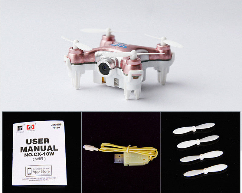 Mini Remote Control Helicopter Cheerson CX-10W RC Quadrocopter With Camera Mini Drones Cheerson CX-10C FPV