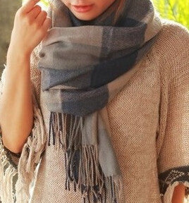 190*60CM Fashion Wool Winter Scarf Women Bandana Plaid Thick Cachecol Brand Shawls and Scarves for Women - CelebritystyleFashion.com.au online clothing shop australia