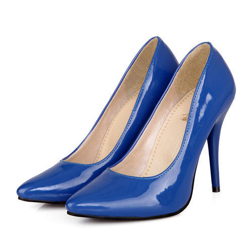 Online discount shop Australia - 7 Colors Women Stiletto High Heel Shoes Pointed Toe Sexy Wedding Fashion Sexy Platform Pumps Heels Shoes Big Size 34-44