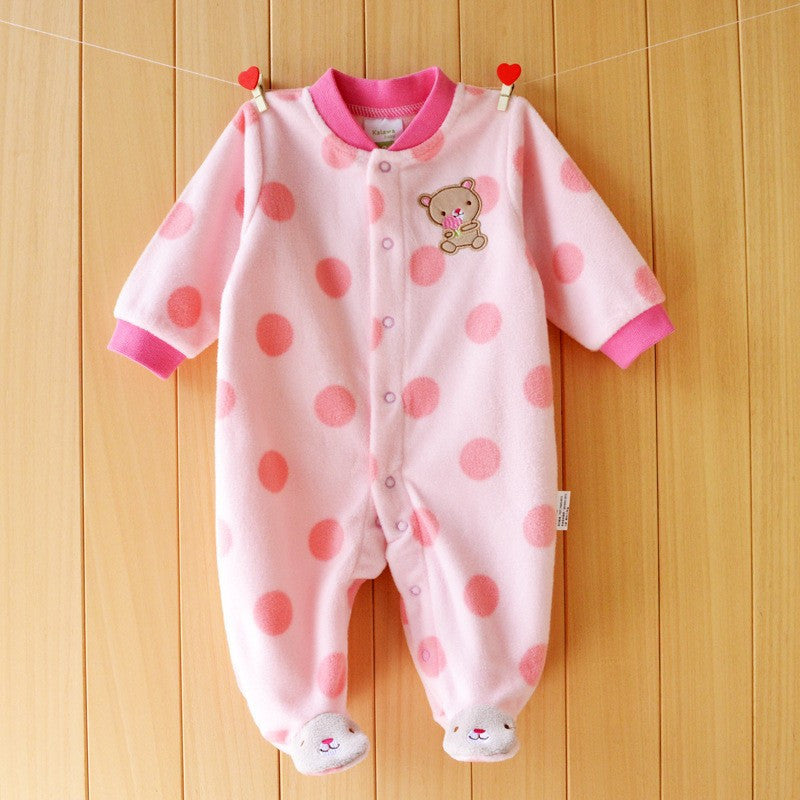 Baby Rompers clothes long sleeved coveralls for newborns Boy Girl Polar Fleece baby Clothing - CelebritystyleFashion.com.au online clothing shop australia