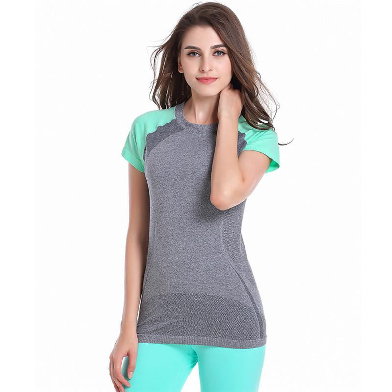 WJ Ladies Women Short Sleeve Quick Dry Fitness Tees