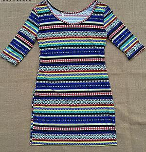 Women Dress Bodycon Mini Dresses Geometric Summer Style Club Multicolor Vintage Print Backless Half Sleeve Dress