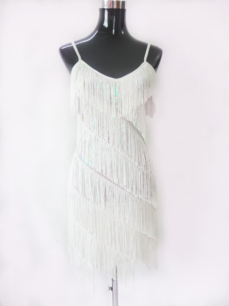 women stunning flapper fringe 1920s gold vintage great gatsby charleston sequin party latin dance dress plus size