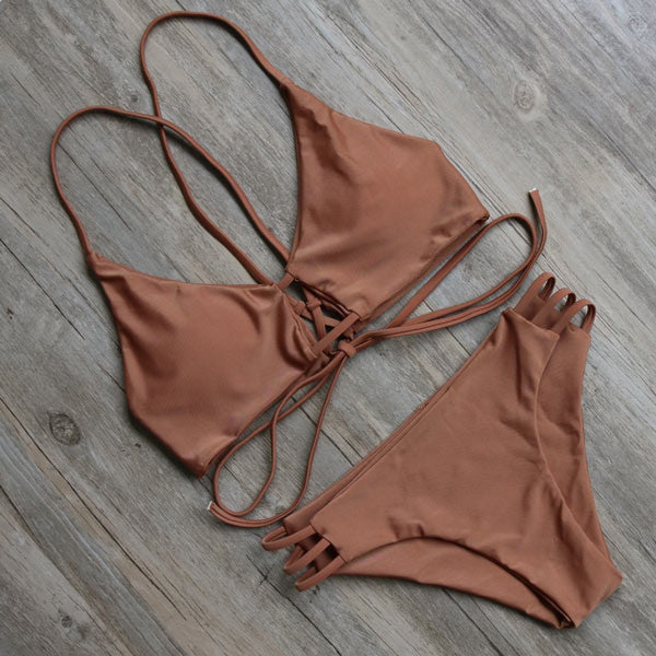 Swimwear Bandage Bikini Sexy Beach Swimwear Women Swimsuit Bathing Suit Brazilian Bikini Set maillot de bain Biquini - CelebritystyleFashion.com.au online clothing shop australia