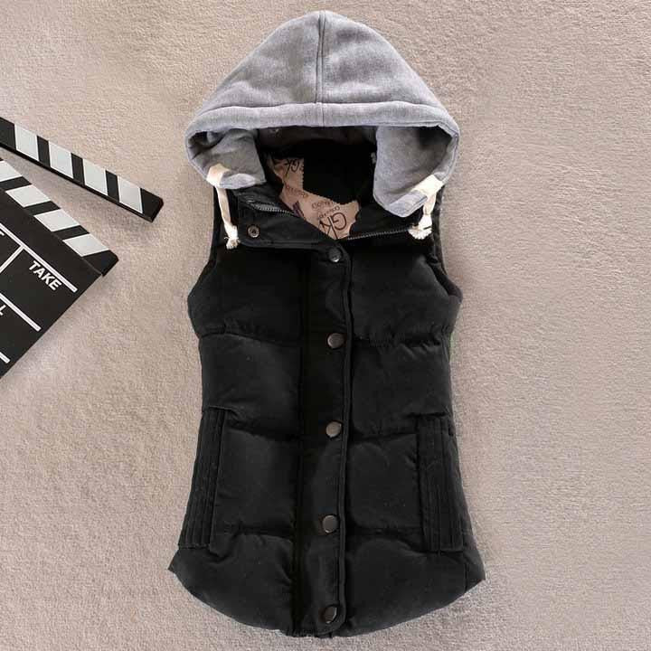 Women Vest Female Outwear Sleeveless Jacket Down Cotton Warm Women Waistcoat Plus Size Casual Vest YL0375c