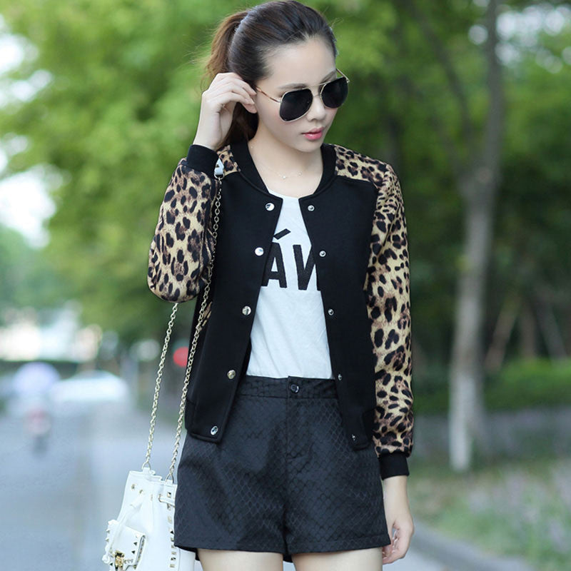 Online discount shop Australia - Flower Print Plus big Size Baseball short Jacket Women Round Collar Button Thin Bomber Jackets Long Sleeves girl Coat