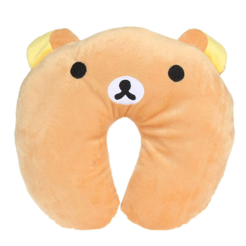 Online discount shop Australia - Comfortable Multi-Color Cartoon Animal U Shaped Travel Neck Pillow Cotton Pillows Support Head Rest Cushion