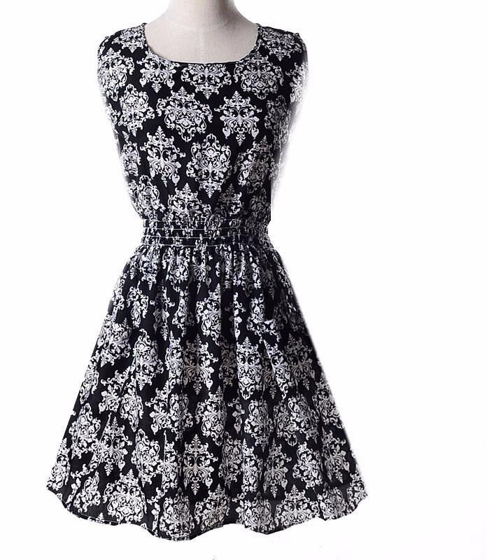 Summer Autumn Korean Women's Casual Dresses Bohemian Floral Leopard Vest Printed Beach Dresses For Women Large Size Dress