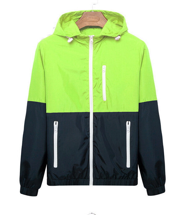 Online discount shop Australia - Casual Jacket Thin Men Thin Windbreaker Sportswear Slim Zipper Coats 3XL ZHY1499