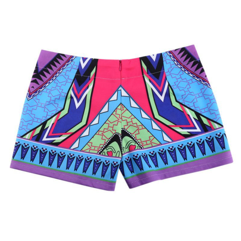 Online discount shop Australia - Female Sexy Women Vintage High Waist Shorts Floral Print Shorts ZH