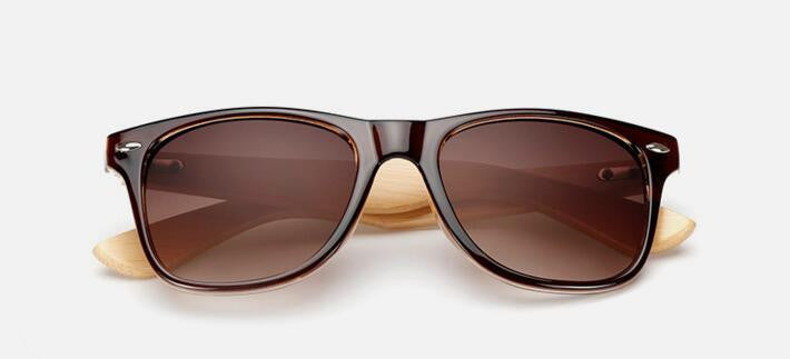 Retro Bamboo Wood Sunglasses Men Women Brand Sport Goggles Gold Mirror Sun Glasses Shades lunette oculo