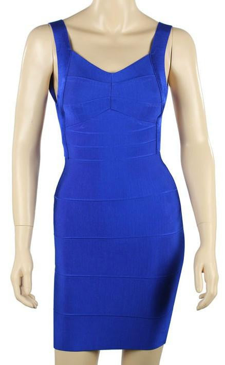 Spaghetti strap celebrity HL bandage dress open back sexy night club party yellow short mini backless dress vestido HL1113