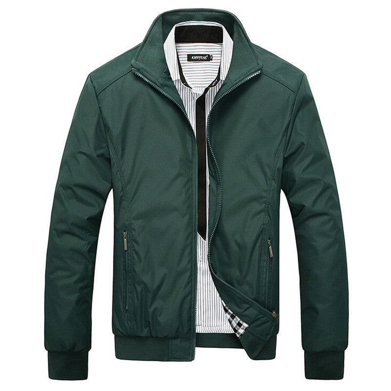Jacket Men Overcoat Casual bomber Jackets Mens Outwear Windbreaker coat jaqueta masculina veste homme brand clothing - CelebritystyleFashion.com.au online clothing shop australia