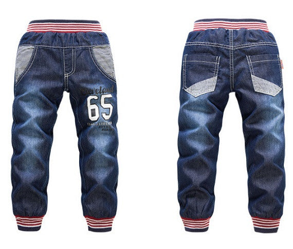 Boys / girls warm thick winter pants boys jeans KK-Rabbit brand children boy / girls jeans retail - CelebritystyleFashion.com.au online clothing shop australia