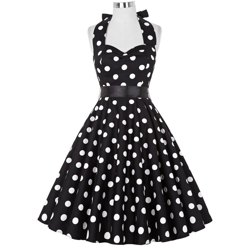 Summer Dresses Women Pinup Retro Robe Rockabilly 50s Vintage Dress Plus Size XS-3XL Cocktail Party Dress Vestidos Femininos