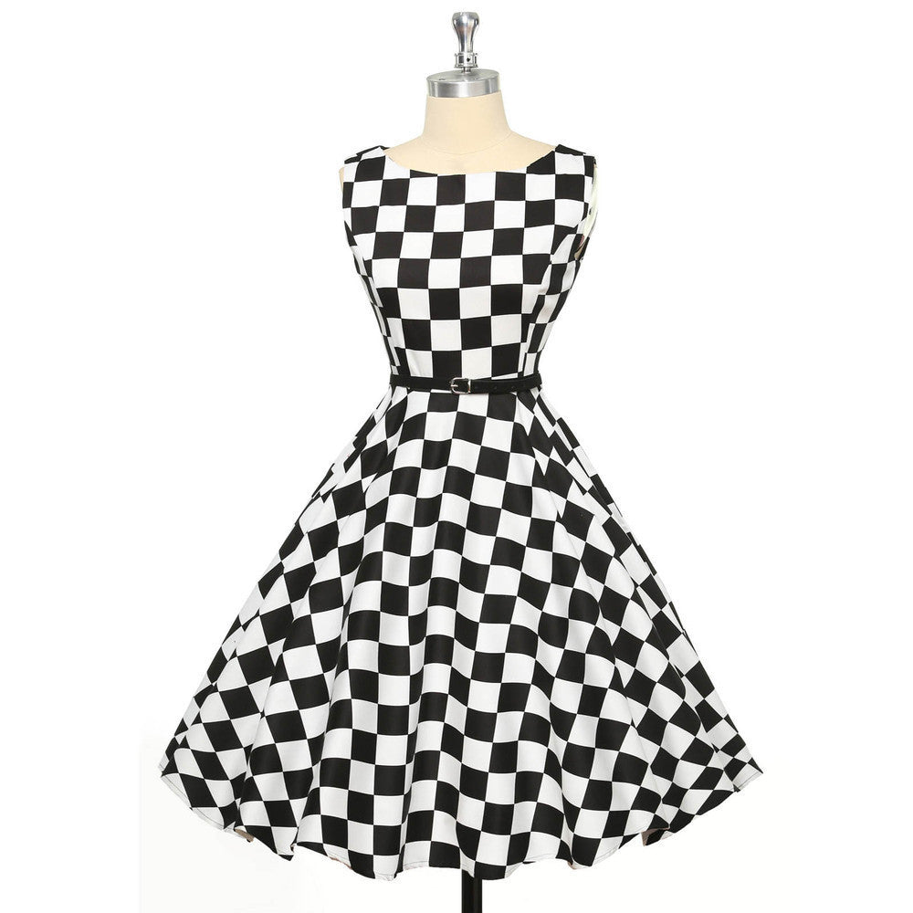 Summer Dresses Women Pinup Retro Robe Rockabilly 50s Vintage Dress Plus Size XS-3XL Cocktail Party Dress Vestidos Femininos