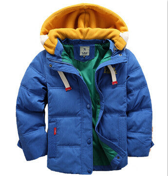 High quality 4-10Yrs Boys coats winter blue Jacket kids Casual Boys thick Winter jacket Christmas Boy Winter Coat - CelebritystyleFashion.com.au online clothing shop australia