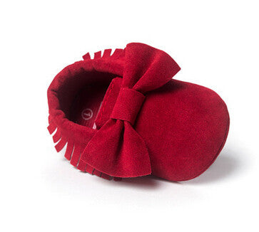 PU Suede Leather Newborn Baby Boy Girl Baby Moccasins Soft Moccs Shoes Bebe Fringe Soft Soled Non-slip Footwear Crib Shoe - CelebritystyleFashion.com.au online clothing shop australia