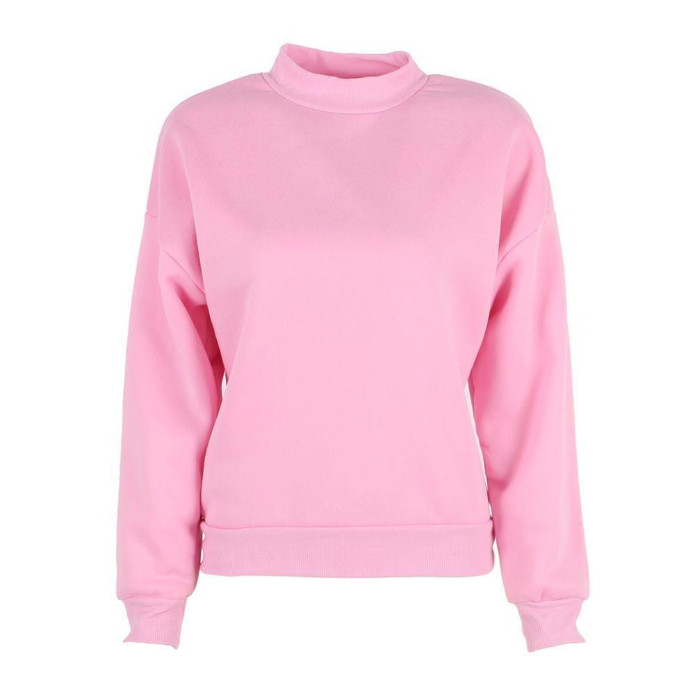 Women Hoodies Casual sweatshirt pullover candy coat jacket outwear Tops