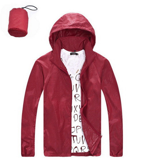 Online discount shop Australia - Men Women Quick Dry Anti-Uv Waterproof Thin Jacket Windbreakers Breathable Coat Male Trekking Casual Sportwear,UA195