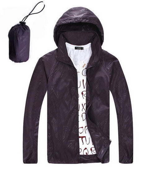 Online discount shop Australia - Men Women Quick Dry Anti-Uv Waterproof Thin Jacket Windbreakers Breathable Coat Male Trekking Casual Sportwear,UA195