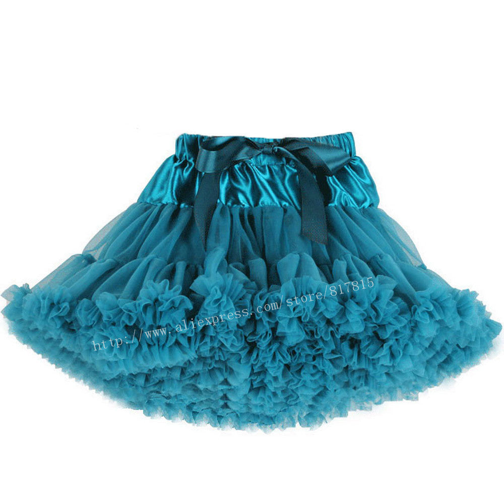 Baby girls tutu fluffy chiffon pettiskirt baby girls skirts Princess party tulle dance wear Skirts for girls 12Mo-8 Ys 21 Colors - CelebritystyleFashion.com.au online clothing shop australia
