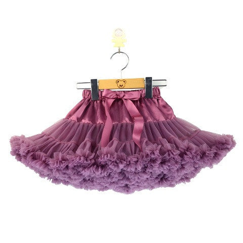 Baby girls tutu fluffy chiffon pettiskirt baby girls skirts Princess party tulle dance wear Skirts for girls 12Mo-8 Ys 21 Colors - CelebritystyleFashion.com.au online clothing shop australia
