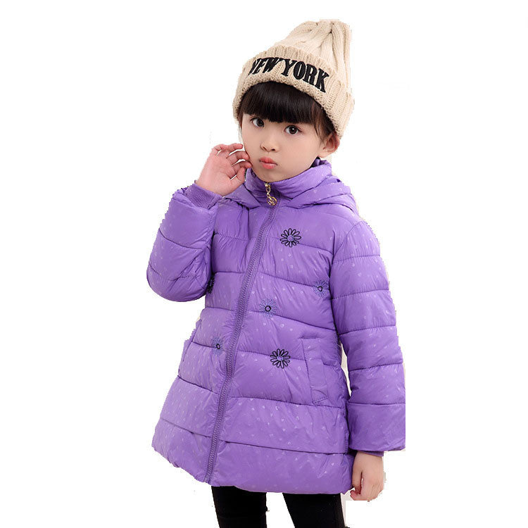 New Brand Kids Girls Winter Jacket Fashion Lightweight Outwear kids Warm Long Coat Down & Parkas - CelebritystyleFashion.com.au online clothing shop australia