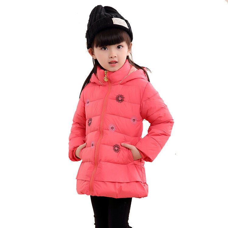 New Brand Kids Girls Winter Jacket Fashion Lightweight Outwear kids Warm Long Coat Down & Parkas - CelebritystyleFashion.com.au online clothing shop australia