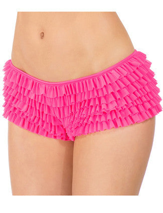 Muliti Layered Mesh Ruffled Panty Women Intimates Underwear Lingerie Lace PLus Size Panties