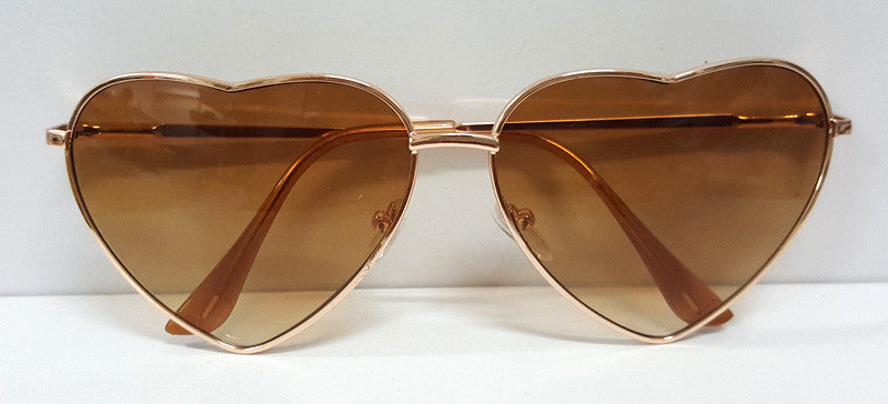 New Fashion Heart Shaped Sunglasses Women Metal Wrap Sun Glasses Lovely - CelebritystyleFashion.com.au online clothing shop australia