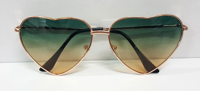 New Fashion Heart Shaped Sunglasses Women Metal Wrap Sun Glasses Lovely - CelebritystyleFashion.com.au online clothing shop australia