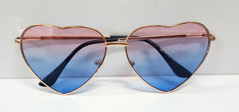 New Fashion Heart Shaped Sunglasses Women Metal Wrap Sun Glasses Lovely - CelebritystyleFashion.com.au online clothing shop australia