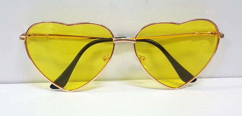 New Fashion Heart Shaped Sunglasses Women Metal Wrap Sun Glasses Lovely - CelebritystyleFashion.com.au online clothing shop australia