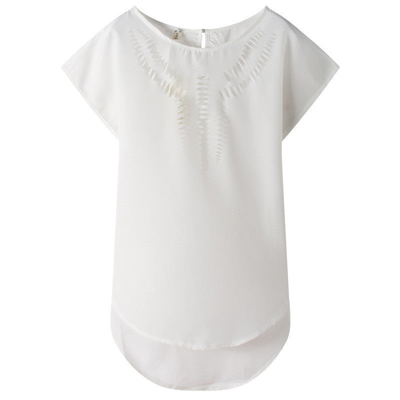 Online discount shop Australia - Fashion Design Vintage Hollow Out Chiffon Blouse Shirt Women Tops Sweet Cute Plus Size Women Clothing