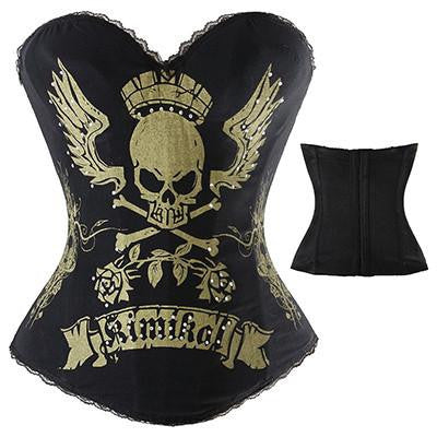 Women Steampunk Renaissance Corset Lace Up boned Bustier Waist Cincher Corsets Waist Cincher Plus Size