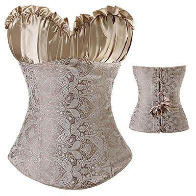 Women Steampunk Renaissance Corset Lace Up boned Bustier Waist Cincher Corsets Waist Cincher Plus Size