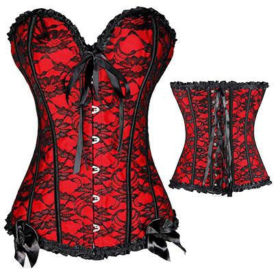 Women Steampunk Renaissance Corset Lace Up boned Bustier Waist Cincher Corsets Waist Cincher Plus Size