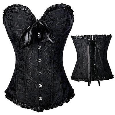 Women Steampunk Renaissance Corset Lace Up boned Bustier Waist Cincher Corsets Waist Cincher Plus Size